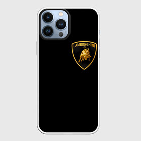 Чехол для iPhone 13 Pro Max с принтом Lamborghini в Тюмени,  |  | brand | car | italy | lamborghini | logo | автомобиль | италия | ламборджини | логотип | марка