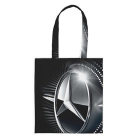 Сумка 3D повседневная с принтом Mercedes-Benz в Тюмени, 100% полиэстер | Плотность: 200 г/м2; Размер: 34×35 см; Высота лямок: 30 см | car | germany | logo | make | mercedes benz | автомобиль | германия | логотип | марка | мерседес бенц