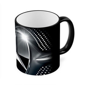 Кружка 3D с принтом Mercedes-Benz в Тюмени, керамика | ёмкость 330 мл | car | germany | logo | make | mercedes benz | автомобиль | германия | логотип | марка | мерседес бенц
