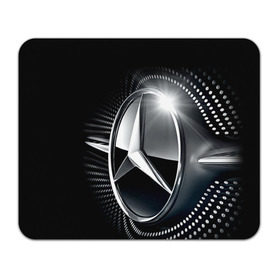 Коврик для мышки прямоугольный с принтом Mercedes-Benz в Тюмени, натуральный каучук | размер 230 х 185 мм; запечатка лицевой стороны | car | germany | logo | make | mercedes benz | автомобиль | германия | логотип | марка | мерседес бенц