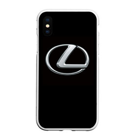 Чехол для iPhone XS Max матовый с принтом Lexus в Тюмени, Силикон | Область печати: задняя сторона чехла, без боковых панелей | brand | car | japan | lexus | logo | toyota motor | автомобиль | лексус | логотип | марка | япония