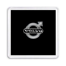Магнит 55*55 с принтом Volvo в Тюмени, Пластик | Размер: 65*65 мм; Размер печати: 55*55 мм | Тематика изображения на принте: brand | car | logo | sweden | volvo | автомобиль | вольво | логотип | марка | швеция