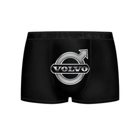 Мужские трусы 3D с принтом Volvo в Тюмени, 50% хлопок, 50% полиэстер | классическая посадка, на поясе мягкая тканевая резинка | brand | car | logo | sweden | volvo | автомобиль | вольво | логотип | марка | швеция