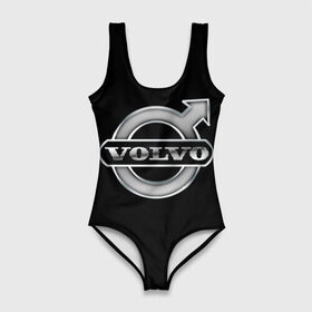 Купальник-боди 3D с принтом Volvo в Тюмени, 82% полиэстер, 18% эластан | Круглая горловина, круглый вырез на спине | brand | car | logo | sweden | volvo | автомобиль | вольво | логотип | марка | швеция