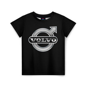 Детская футболка 3D с принтом Volvo в Тюмени, 100% гипоаллергенный полиэфир | прямой крой, круглый вырез горловины, длина до линии бедер, чуть спущенное плечо, ткань немного тянется | brand | car | logo | sweden | volvo | автомобиль | вольво | логотип | марка | швеция