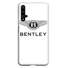 Чехол для Honor 20 с принтом Bentley в Тюмени, Силикон | Область печати: задняя сторона чехла, без боковых панелей | bentley | brand | britain | car | elite | expensive | limited | logo | mtorz | автомобиль | британия | бэнтли | дорогой | лимитед | логотип | марка | мторз | элитный