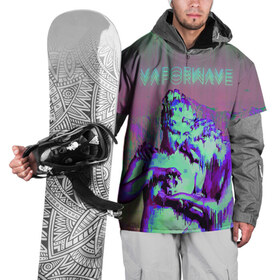 Накидка на куртку 3D с принтом Vaporwave статуя в Тюмени, 100% полиэстер |  | 2к17 | iwkyasap | vaporwave | мода | музыка vaporwave | статуя | стиль | хайп