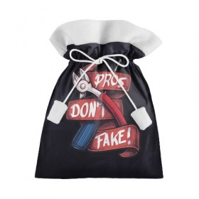 Подарочный 3D мешок с принтом Don`t Fake в Тюмени, 100% полиэстер | Размер: 29*39 см | counter strike | cs | defuse | fake | фейк | щипцы