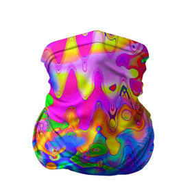 Бандана-труба 3D с принтом Разноцвет в Тюмени, 100% полиэстер, ткань с особыми свойствами — Activecool | плотность 150‒180 г/м2; хорошо тянется, но сохраняет форму | Тематика изображения на принте: 