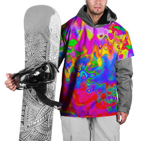 Накидка на куртку 3D с принтом Разноцвет в Тюмени, 100% полиэстер |  | Тематика изображения на принте: 