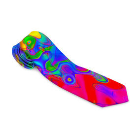 Галстук 3D с принтом Разноцвет в Тюмени, 100% полиэстер | Длина 148 см; Плотность 150-180 г/м2 | Тематика изображения на принте: 