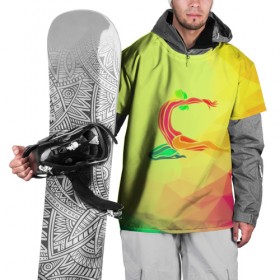 Накидка на куртку 3D с принтом Гимнастика в Тюмени, 100% полиэстер |  | Тематика изображения на принте: 3d | абстракция | арт | гимнастика | другие | полигоны | прикольные | спорт | цветные | яркие