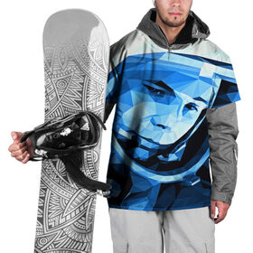 Накидка на куртку 3D с принтом Гагарин в Тюмени, 100% полиэстер |  | 3d | арт | гагарин | другие | космонавт | космонавтики | космос | полигоны | прикольные | текстуры | яркие