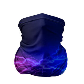 Бандана-труба 3D с принтом Столкновение энергии в Тюмени, 100% полиэстер, ткань с особыми свойствами — Activecool | плотность 150‒180 г/м2; хорошо тянется, но сохраняет форму | молния | разряд | электричество | яркий