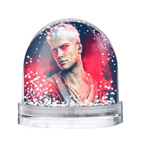 Снежный шар с принтом DmC: Devil May Cry в Тюмени, Пластик | Изображение внутри шара печатается на глянцевой фотобумаге с двух сторон | Тематика изображения на принте: dante | данте