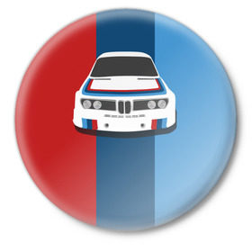 Значок с принтом Colors в Тюмени,  металл | круглая форма, металлическая застежка в виде булавки | auto | bmw | авто | бмв | машина