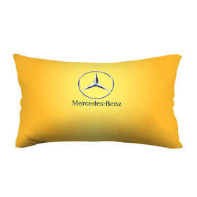 Подушка 3D антистресс с принтом Yellow Benz в Тюмени, наволочка — 100% полиэстер, наполнитель — вспененный полистирол | состоит из подушки и наволочки на молнии | car | mercedes | авто | мерседес