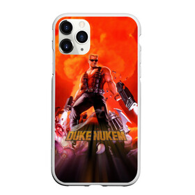 Чехол для iPhone 11 Pro Max матовый с принтом Duke Nukem в Тюмени, Силикон |  | Тематика изображения на принте: брутальный | взрыв | дюк нюмем | мужик | огонь | радиация | ядерный