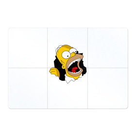 Магнитный плакат 3Х2 с принтом The Simpsons в Тюмени, Полимерный материал с магнитным слоем | 6 деталей размером 9*9 см | гомер | крик | симпсоны | спрингфилд