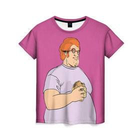 Женская футболка 3D с принтом Табби в Тюмени, 100% полиэфир ( синтетическое хлопкоподобное полотно) | прямой крой, круглый вырез горловины, длина до линии бедер | grand theft auto | gta | vice city | вайс сити | гта