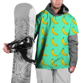 Накидка на куртку 3D с принтом Banana в Тюмени, 100% полиэстер |  | Тематика изображения на принте: banana | fruits | vegan | vegetables | vegetarian | банан | веган | вегетарианство | еда | овощи | фрукты