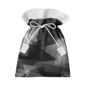 Подарочный 3D мешок с принтом Camo - Black & White (Чёрно-белый камуфляж) в Тюмени, 100% полиэстер | Размер: 29*39 см | Тематика изображения на принте: 0x000000123 | camo | камуфляж | чёрно белый