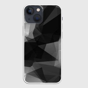 Чехол для iPhone 13 mini с принтом Camo   Black  White (Чёрно белый камуфляж) в Тюмени,  |  | 0x000000123 | camo | камуфляж | чёрно белый