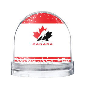 Снежный шар с принтом TEAM CANADA в Тюмени, Пластик | Изображение внутри шара печатается на глянцевой фотобумаге с двух сторон | 2017 | canada | team | teamcanada | канада | мира | россия | хоккей | чемпионат | чм2017