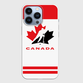 Чехол для iPhone 13 Pro с принтом TEAM CANADA в Тюмени,  |  | Тематика изображения на принте: 2017 | canada | team | teamcanada | канада | мира | россия | хоккей | чемпионат | чм2017