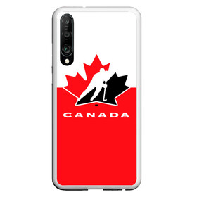 Чехол для Honor P30 с принтом TEAM CANADA в Тюмени, Силикон | Область печати: задняя сторона чехла, без боковых панелей | 2017 | canada | hochey | team | teamcanada | канада | мира | россия | хоккей | чемпионат | чм2017