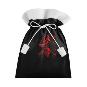 Подарочный 3D мешок с принтом Японские иероглифы - самурай в Тюмени, 100% полиэстер | Размер: 29*39 см | азия | воин | катана | меч | сегун | сэнсэй | харакири | честь | японец | япония
