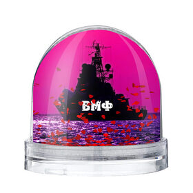 Водяной шар с принтом ВМФ в Тюмени, Пластик | Изображение внутри шара печатается на глянцевой фотобумаге с двух сторон | 3d | blue | брызги | вмф | вода | военный | волны | исторический | капли | корабль | лето | море | моряк | океан | природа | фрегат | шторм