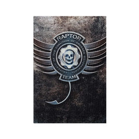 Обложка для паспорта матовая кожа с принтом Gears of War в Тюмени, натуральная матовая кожа | размер 19,3 х 13,7 см; прозрачные пластиковые крепления | Тематика изображения на принте: америка | череп