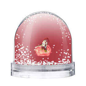 Водяной шар с принтом Erza Scarlet (Fairy Tail) в Тюмени, Пластик | Изображение внутри шара печатается на глянцевой фотобумаге с двух сторон | 