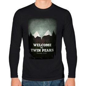 Мужской лонгслив хлопок с принтом Twin Peaks в Тюмени, 100% хлопок |  | twin peaks | дэвид линч | лес | лора палмер | сова | твин пикс | туман