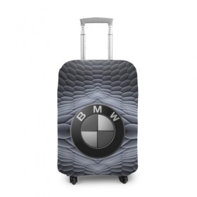 Чехол для чемодана 3D с принтом BMW шестигранный фон в Тюмени, 86% полиэфир, 14% спандекс | двустороннее нанесение принта, прорези для ручек и колес | bmw | авто | автомобиль | блатная | бмв | бумер | бэха | геометрия | иномарка | концерн | красивая | марка немецкая | машина | прикольная | пузыри | расцветка | солдат | тачила | форм | шестигранники