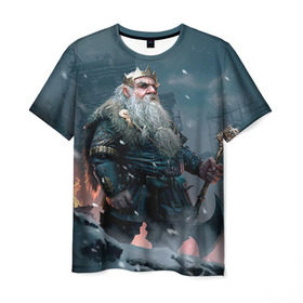 Мужская футболка 3D с принтом Witcher gwent 7 в Тюмени, 100% полиэфир | прямой крой, круглый вырез горловины, длина до линии бедер | gwent | witcher | ведьмак | гвинт | геральт | гном | краснолюд