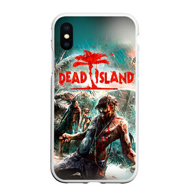 Чехол для iPhone XS Max матовый с принтом Dead island 8 в Тюмени, Силикон | Область печати: задняя сторона чехла, без боковых панелей | Тематика изображения на принте: dead | island | repticide | zombie | дэд айлэнд | зомби | мозги