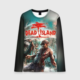Мужской лонгслив 3D с принтом Dead island 8 в Тюмени, 100% полиэстер | длинные рукава, круглый вырез горловины, полуприлегающий силуэт | dead | island | repticide | zombie | дэд айлэнд | зомби | мозги