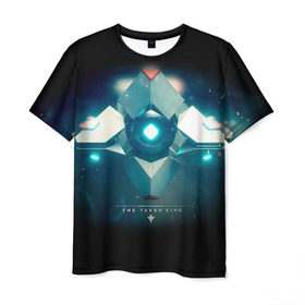 Мужская футболка 3D с принтом Destiny 4 в Тюмени, 100% полиэфир | прямой крой, круглый вырез горловины, длина до линии бедер | destiny | дестени | дэстэни | космос