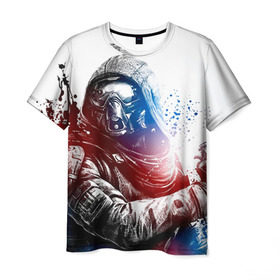 Мужская футболка 3D с принтом Destiny 5 в Тюмени, 100% полиэфир | прямой крой, круглый вырез горловины, длина до линии бедер | destiny | дестени | дэстэни | космос