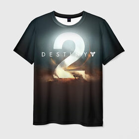 Мужская футболка 3D с принтом Destiny 12 в Тюмени, 100% полиэфир | прямой крой, круглый вырез горловины, длина до линии бедер | destiny | дестени | дэстэни | космос