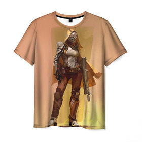 Мужская футболка 3D с принтом Destiny 15 в Тюмени, 100% полиэфир | прямой крой, круглый вырез горловины, длина до линии бедер | 