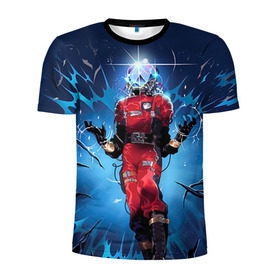Мужская футболка 3D спортивная с принтом Prey 4 в Тюмени, 100% полиэстер с улучшенными характеристиками | приталенный силуэт, круглая горловина, широкие плечи, сужается к линии бедра | prey | космос | прей | прэй