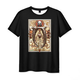 Мужская футболка 3D с принтом Oblivion в Тюмени, 100% полиэфир | прямой крой, круглый вырез горловины, длина до линии бедер | bloodmoon | elder | morrowind | oblivion | scrolls | skyrim | tribunal
