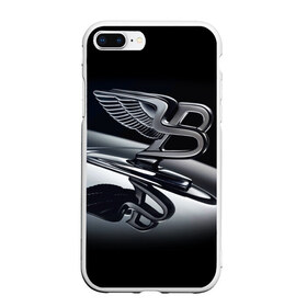Чехол для iPhone 7Plus/8 Plus матовый с принтом Bentley в Тюмени, Силикон | Область печати: задняя сторона чехла, без боковых панелей | bentley | brand | britain | car | elite | expensive | limited | logo | mtorz | автомобиль | британия | бэнтли | дорогой | лимитед | логотип | марка | мторз | элитный