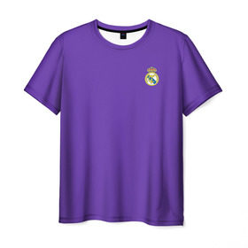 Мужская футболка 3D с принтом Реал Мадрид в Тюмени, 100% полиэфир | прямой крой, круглый вырез горловины, длина до линии бедер | madrid | real | королевский клуб | мадрид | примера | реал | футбол | чемпионат испании