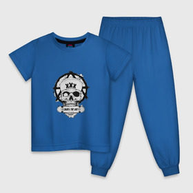Детская пижама хлопок с принтом Skate or die в Тюмени, 100% хлопок |  брюки и футболка прямого кроя, без карманов, на брюках мягкая резинка на поясе и по низу штанин
 | 