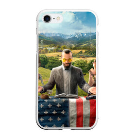 Чехол для iPhone 7/8 матовый с принтом Far Cry 5 в Тюмени, Силикон | Область печати: задняя сторона чехла, без боковых панелей | farcry | фар край | фаркрай