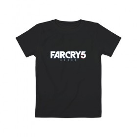 Детская футболка хлопок с принтом Far Cry 5 в Тюмени, 100% хлопок | круглый вырез горловины, полуприлегающий силуэт, длина до линии бедер | 
